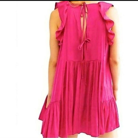Free People Fuchsia Mini Dress or Tunic - Picture 4 of 4